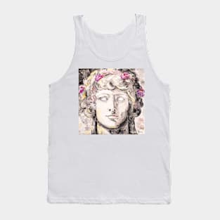 Dionysus Black and White Portrait Tank Top